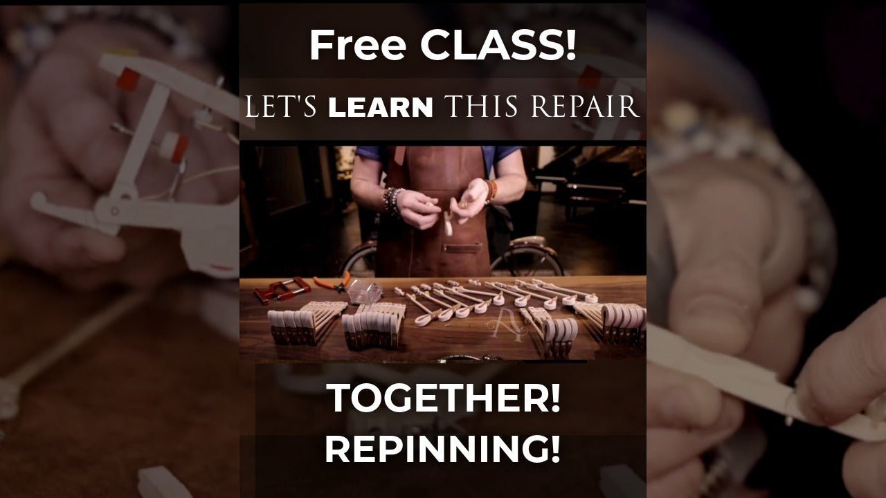 Tight Center Pins: Learn Repinning! - The Artisan School