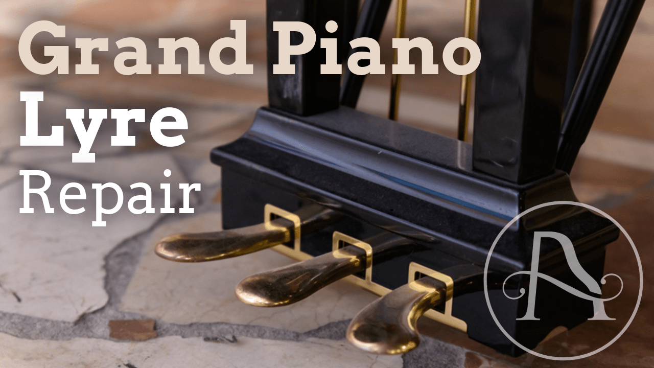 Grand Piano Lyre Repair! - The Artisan School