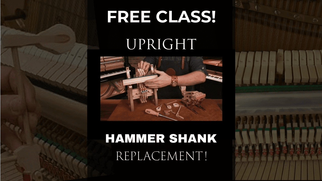 Learn How to Replace an Upright Piano Hammer Shank! - The Artisan School