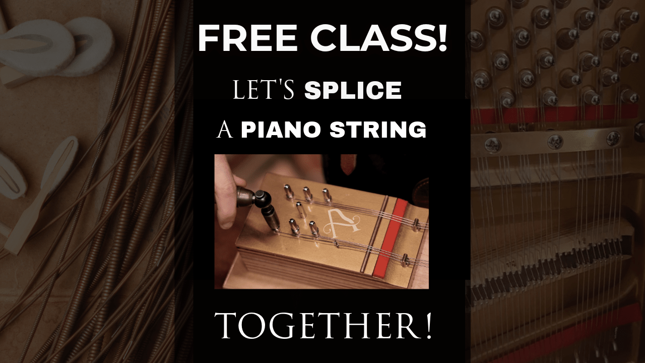 Piano String Splicing: When, Why & How Technicians Use It - The Artisan School