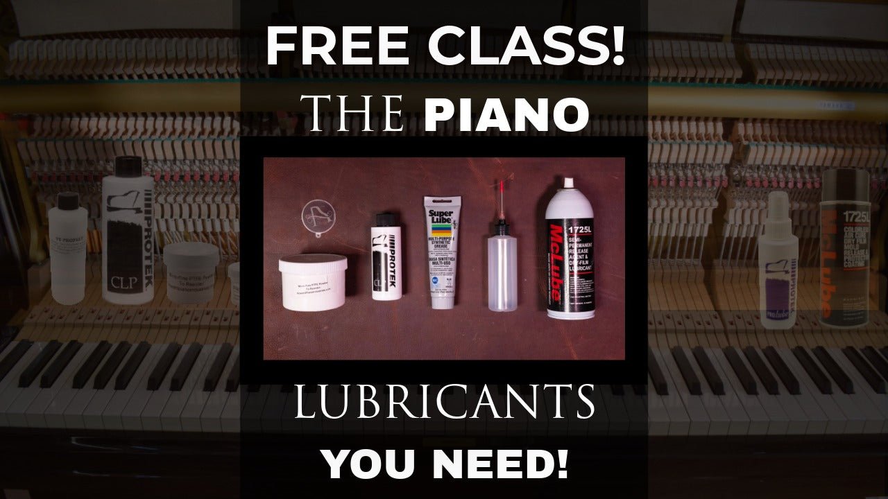 Best Piano Lubricants for Piano Technicians: Protek CLP, Super Lube, McLube, and Teflon Powder - The Artisan School