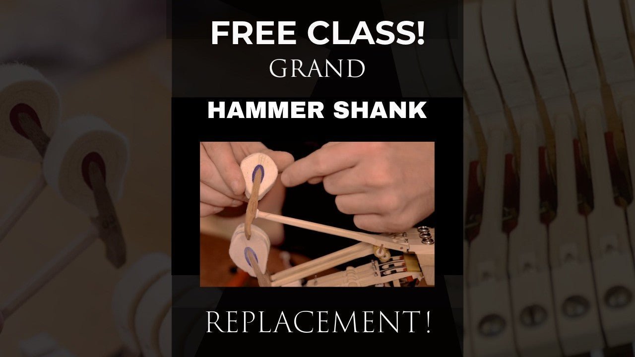 How to Repair a Broken Grand Piano Hammer Shank - The Artisan School